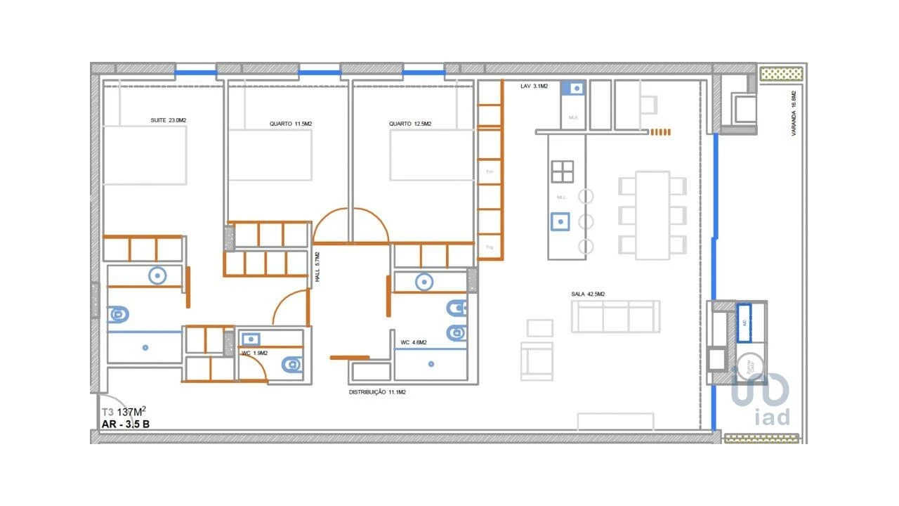 Apartamento T3 para Venda em Ramalde Foto 15