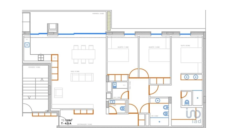 Apartamento T3 para Venda em Ramalde Foto 8