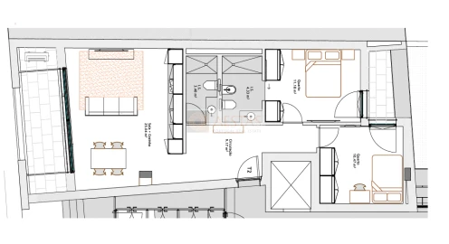 Apartamento T2 para Venda em Paranhos