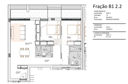 Apartamento T2 para Venda em Paranhos