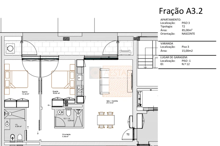 Apartamento T2 para Venda em Paranhos Foto 10
