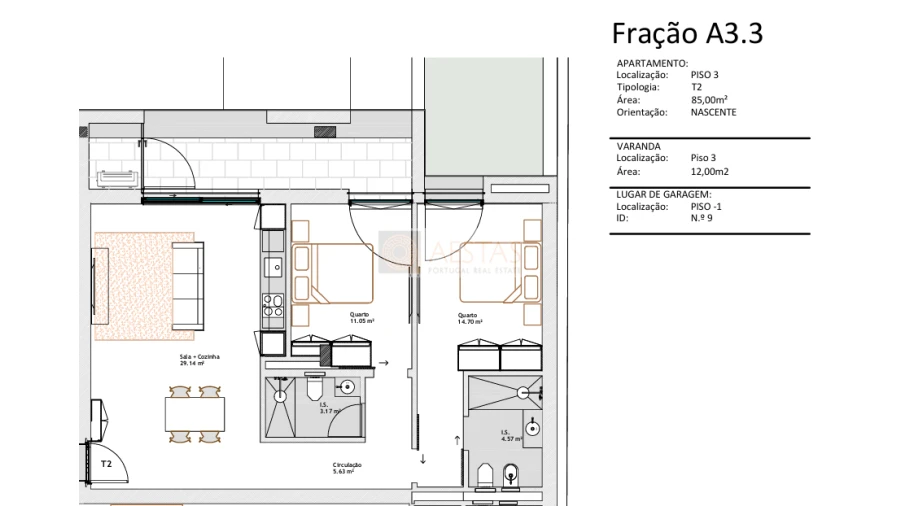 Apartamento T2 para Venda em Paranhos Foto 10