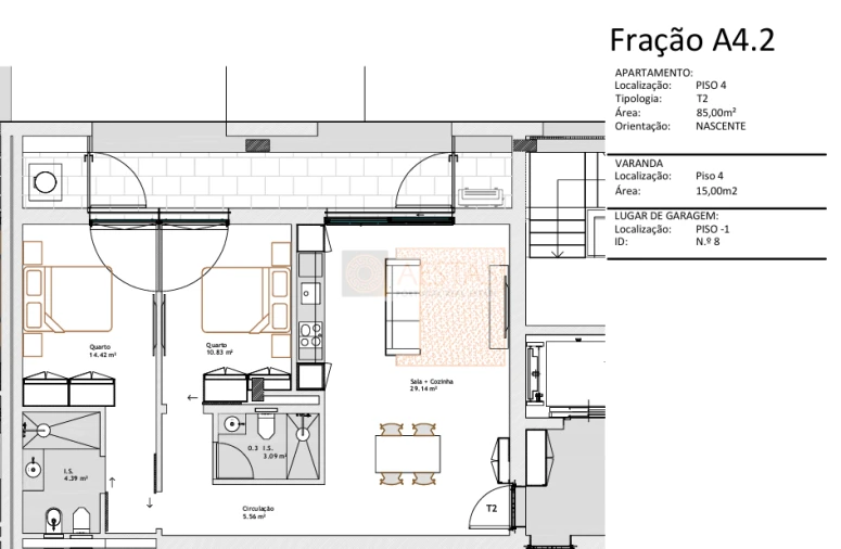 Apartamento T2 para Venda em Paranhos Foto 10