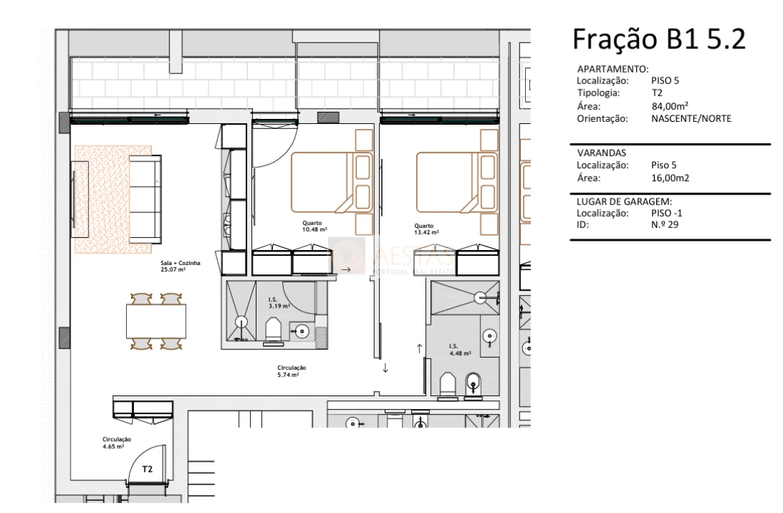 Apartamento T2 para Venda em Paranhos Foto 10
