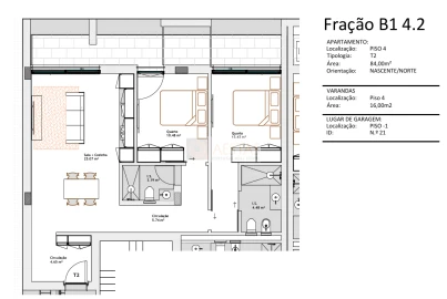 Apartamento T2 para Venda em Paranhos