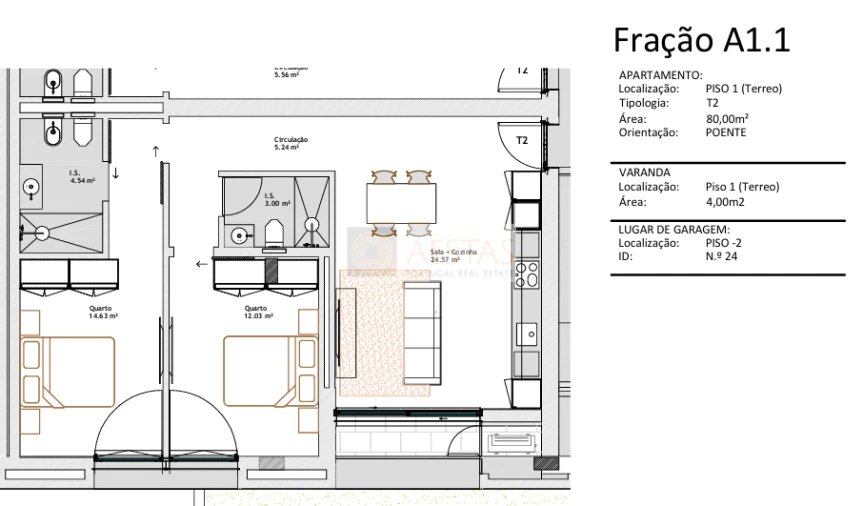 Apartamento T2 para Venda em Paranhos Foto 10