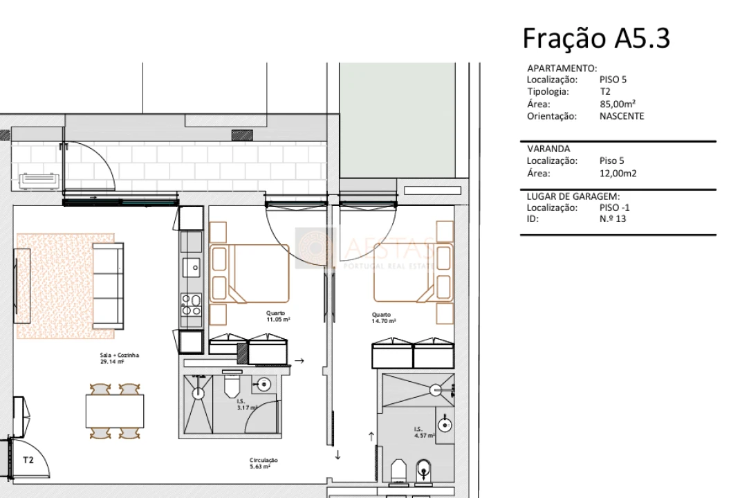 Apartamento T2 para Venda em Paranhos Foto 10