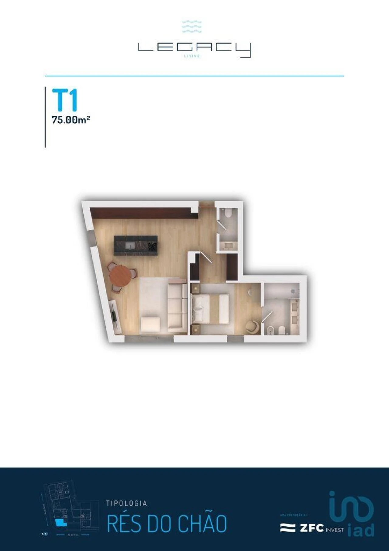 Apartamento T1 para Venda em Vila do Conde Foto 15