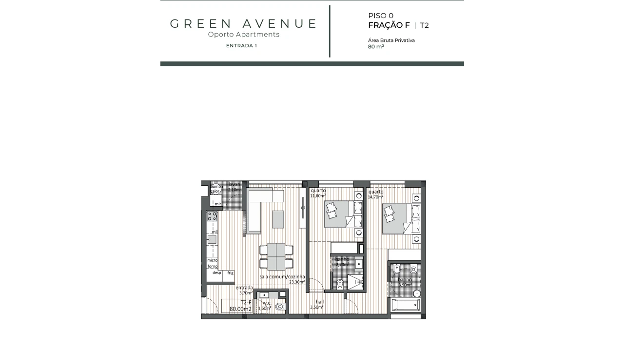 Apartamento T2 para Venda em Rio Tinto Foto 1