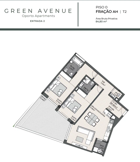 Apartamento T2 para Venda em Rio Tinto
