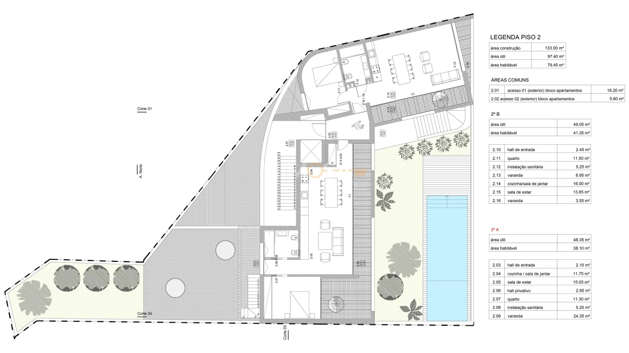 Apartamento T6 para Venda em Luz Planta 4