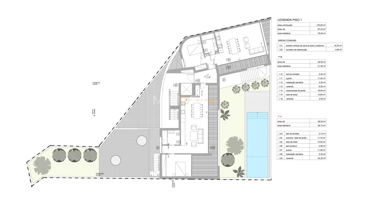 Apartamento T6 para Venda em Luz Planta 2