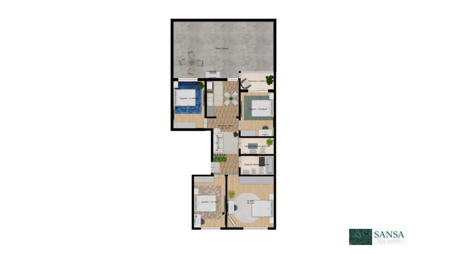 Apartamento T4 para Venda em Charneca de Caparica e Sobreda Foto 20