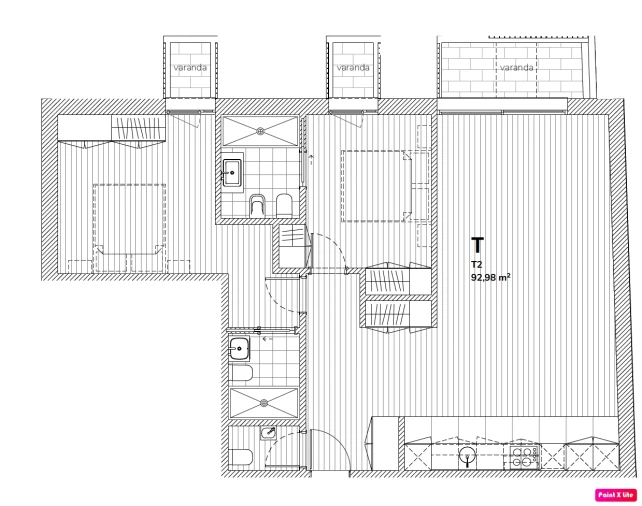Apartamento T2 para Venda em Santa Marinha e São Pedro da Afurada Foto 3