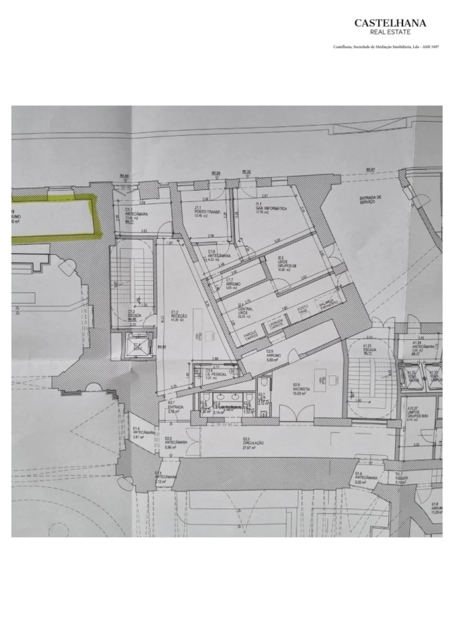 Prédio para Arrendamento em Cedofeita, Santo Ildefonso, Sé, Miragaia, São Nicolau e Vitória Planta 1