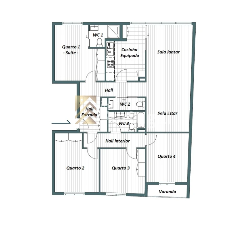 Apartamento T4 para Venda em Braga (São José de São Lázaro e São João do Souto) Foto 23