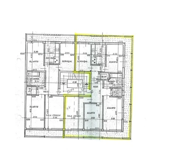 Apartamento T4 para Venda em Laranjeiro e Feijó Planta 1