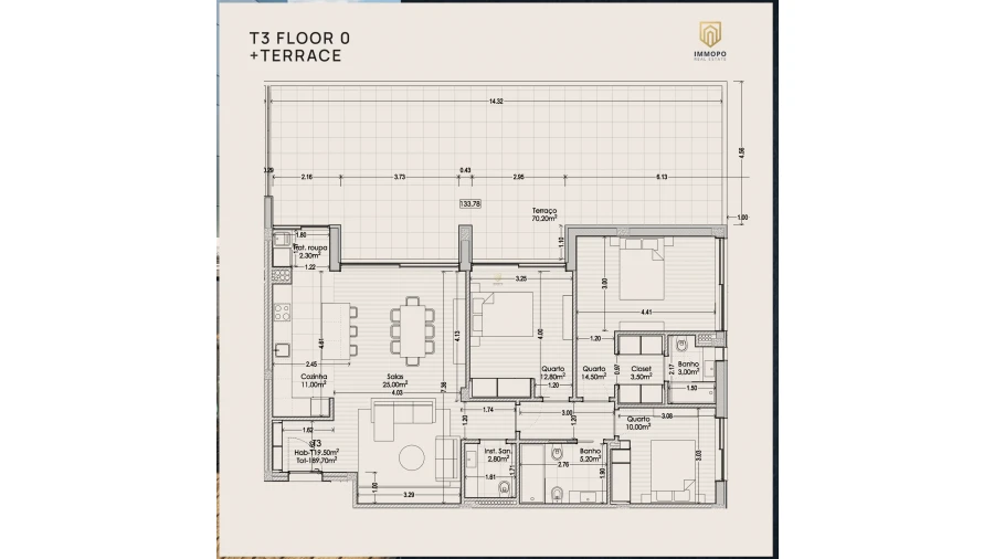 Apartamento T3 para Venda em Aguas Santas Foto 30