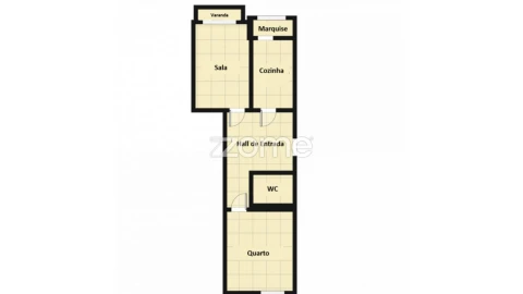 Apartamento T1 para Venda em Campo de Ourique