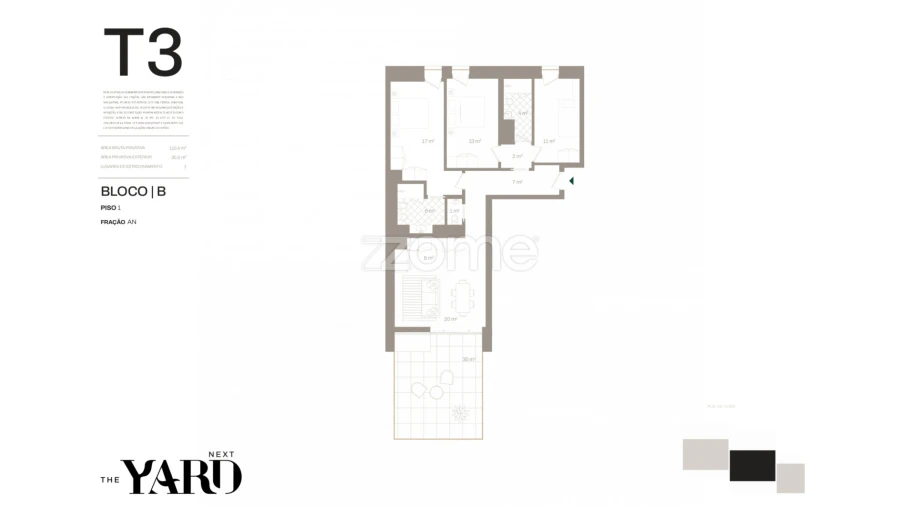 Apartamento T3 para Venda em Santa Marinha e São Pedro da Afurada Foto 14