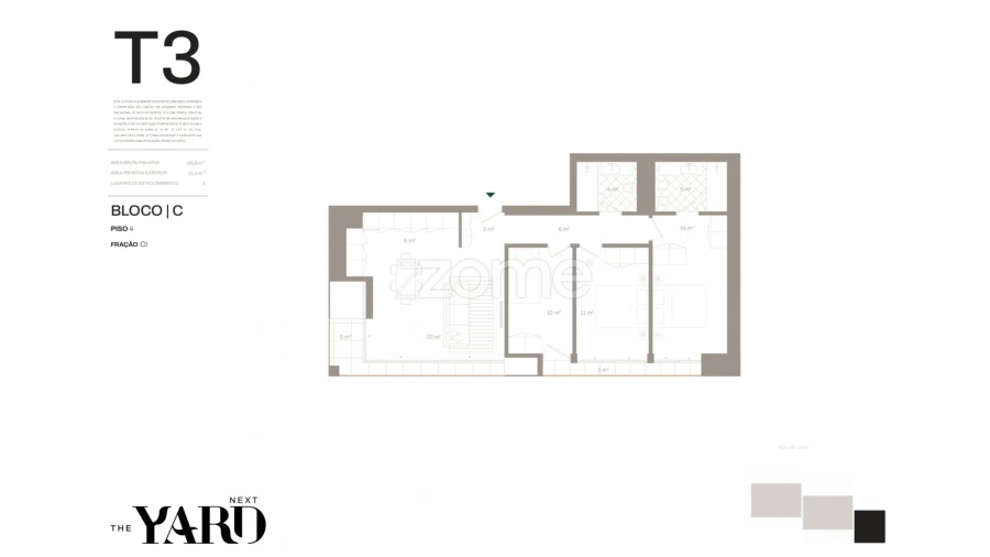 Apartamento T3 para Venda em Santa Marinha e São Pedro da Afurada Foto 14