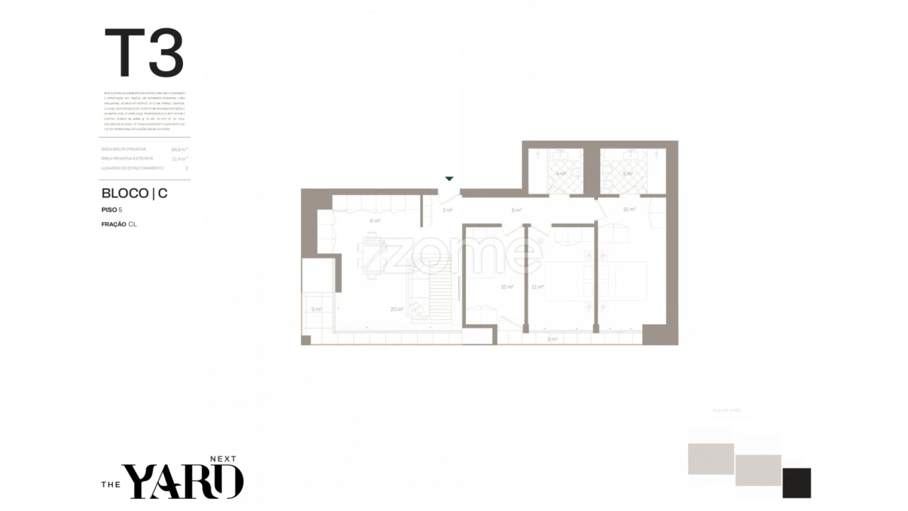 Apartamento T3 para Venda em Santa Marinha e São Pedro da Afurada Foto 14