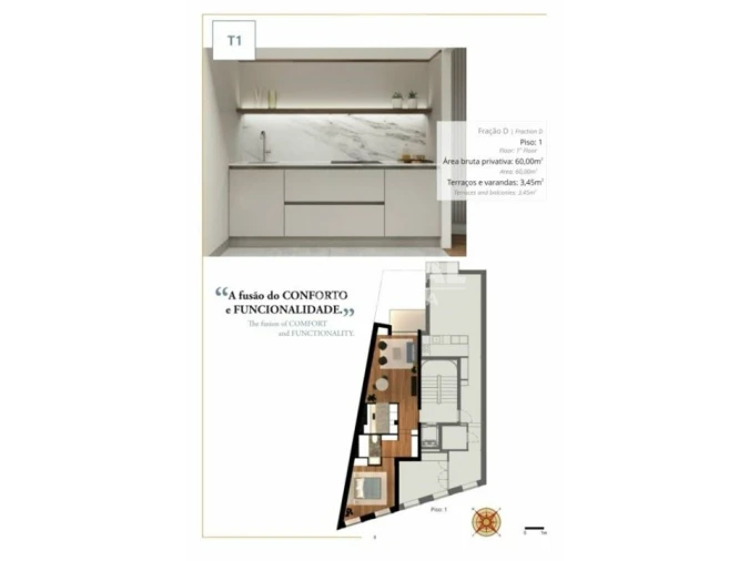 Apartamento T2 para Venda em Cedofeita, Santo Ildefonso, Sé, Miragaia, São Nicolau e Vitória Foto 14
