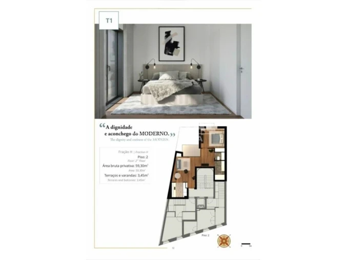 Apartamento T1 para Venda em Cedofeita, Santo Ildefonso, Sé, Miragaia, São Nicolau e Vitória Foto 16
