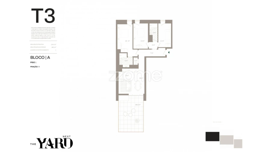 Apartamento T3 para Venda em Santa Marinha e São Pedro da Afurada Foto 14