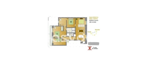 Apartamento T3 para Venda em Santa Maria Maior