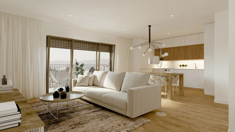 Apartamento T3 para Venda em Santa Clara-A-Nova e Gomes Aires