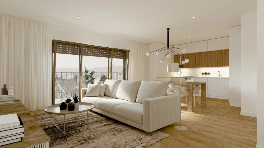 Apartamento T3 para Venda em Santa Clara-A-Nova e Gomes Aires