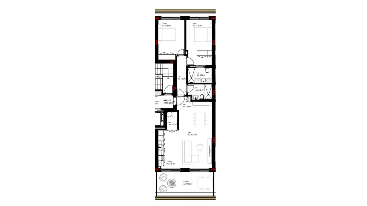 Apartamento T2 para Venda em Canidelo Foto 24