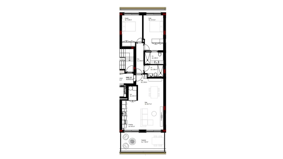 Apartamento T2 para Venda em Canidelo Foto 24