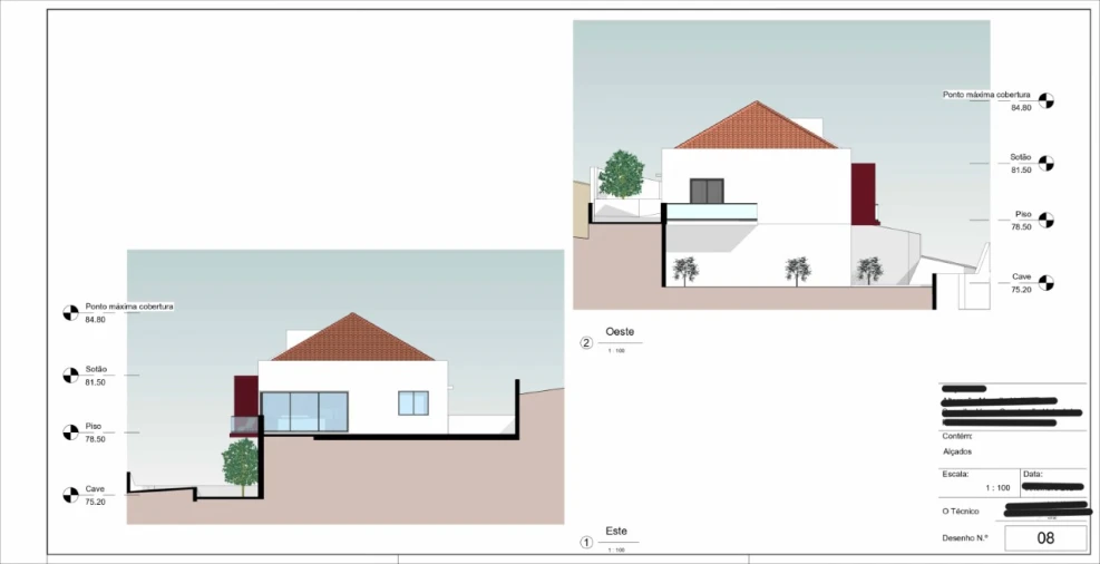 Moradia T3 para Venda em Santa Cruz Planta 5