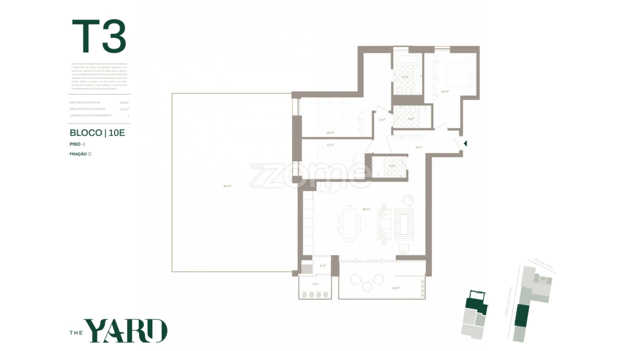 Apartamento T3 para Venda em Santa Marinha e São Pedro da Afurada Foto 24