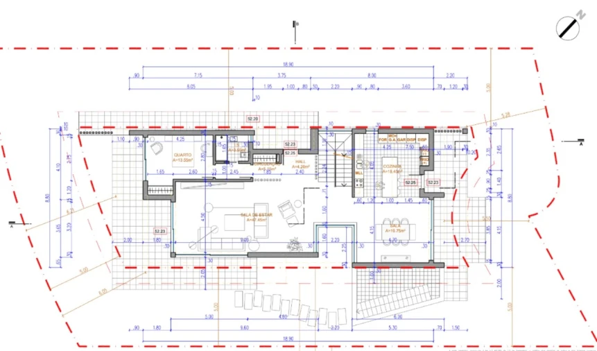 Moradia T5 para Venda em Cascais e Estoril Planta 1