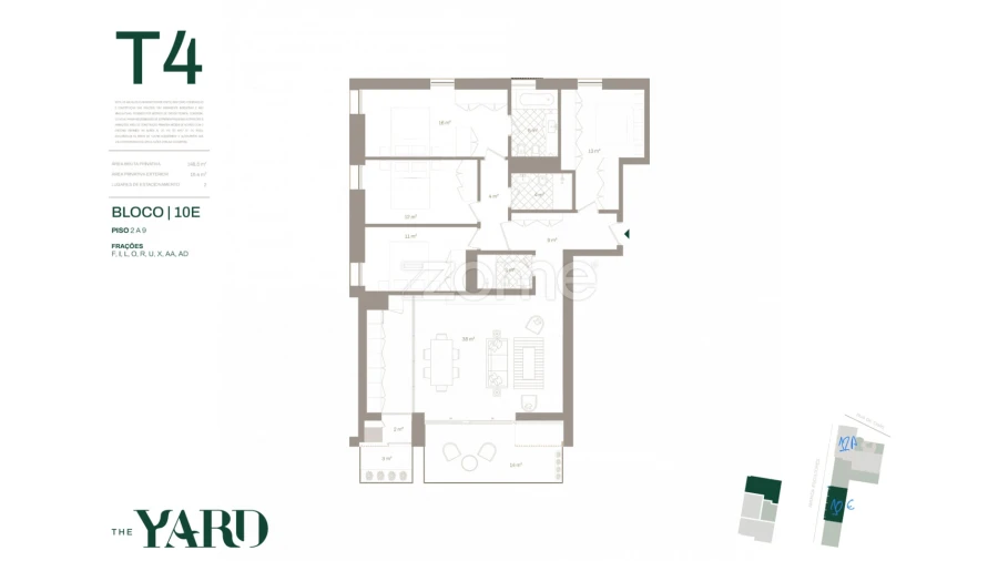 Apartamento T4 para Venda em Santa Marinha e São Pedro da Afurada Foto 2