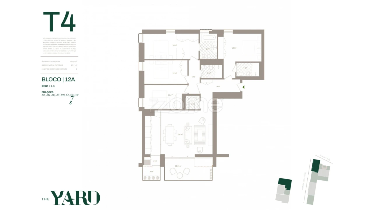 Apartamento T4 para Venda em Santa Marinha e São Pedro da Afurada Foto 2