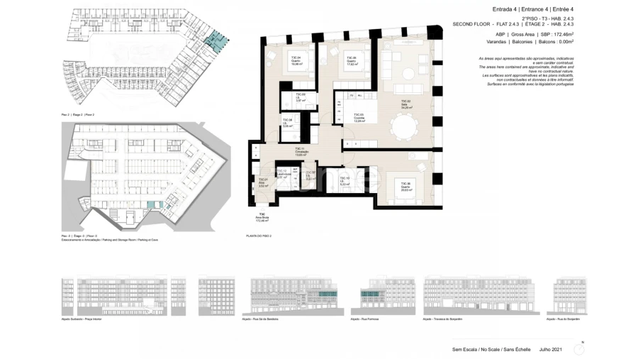 Apartamento T3 para Venda em Cedofeita, Santo Ildefonso, Sé, Miragaia, São Nicolau e Vitória Foto 5