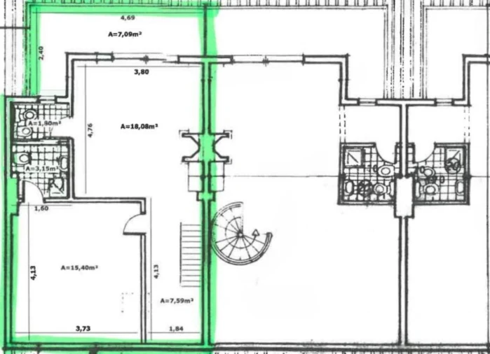Apartamento T3 para Venda em Costa da Caparica Planta 2