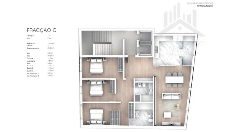 Apartamento T3 para Venda em Cedofeita, Santo Ildefonso, Sé, Miragaia, São Nicolau e Vitória
