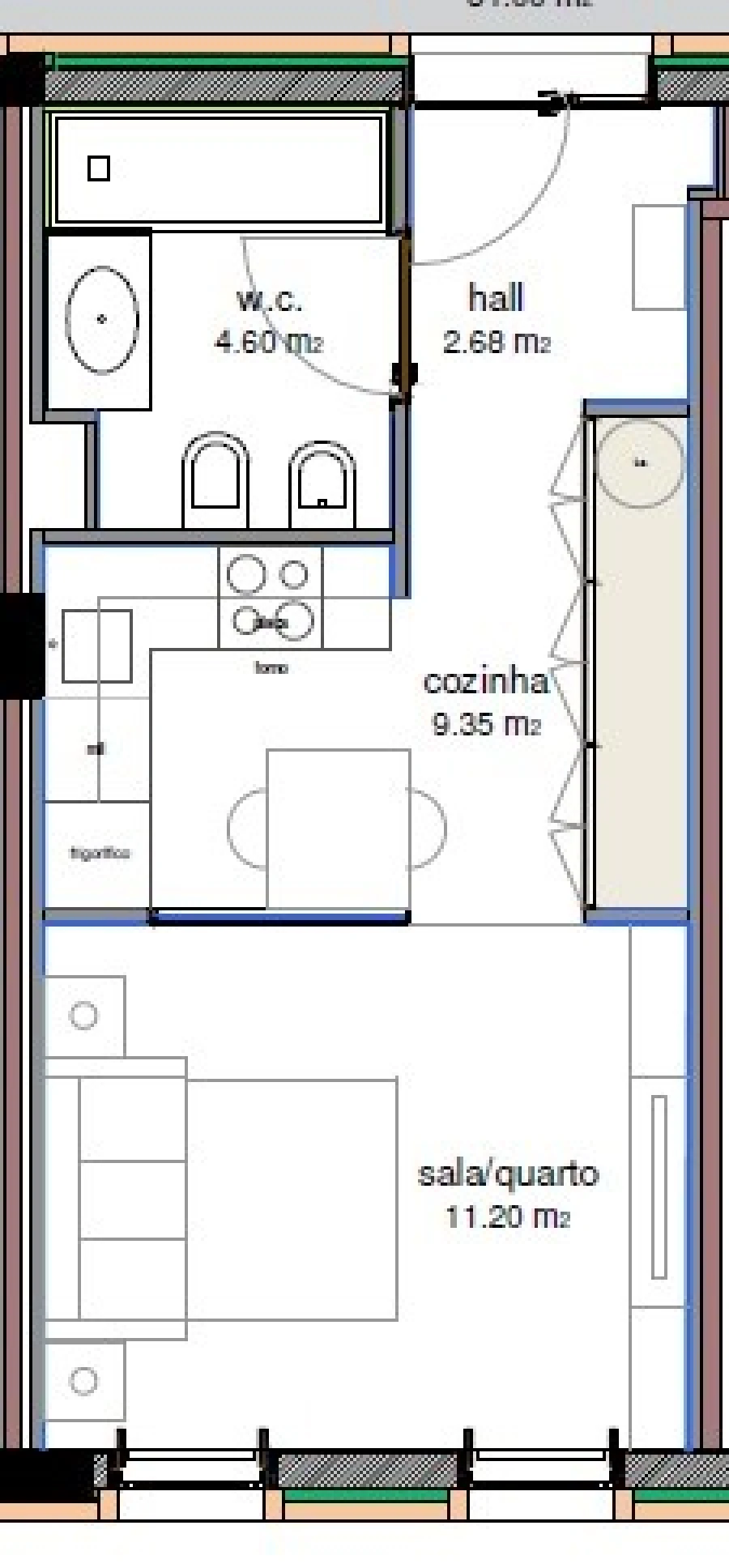 Apartamento para Venda em Matosinhos e Leça da Palmeira Planta 1