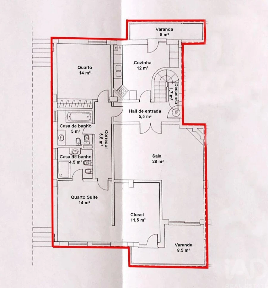 Apartamento T3 para Venda em Silveira Foto 11