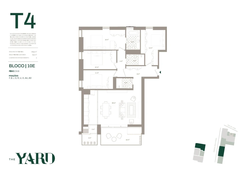 Apartamento T4 para Venda em Santa Marinha e São Pedro da Afurada Foto 25