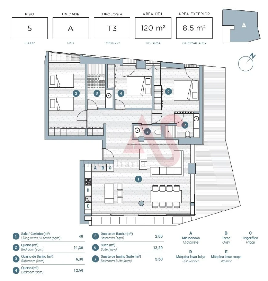 Apartamento T3 para Venda em Paranhos Foto 16