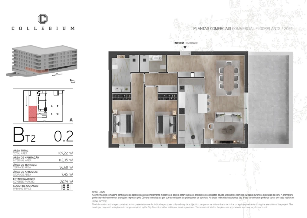 Apartamento T2 para Venda em Canidelo Foto 7