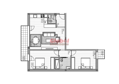 Apartamento T2 para Venda em Currelos, Papízios e Sobral