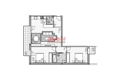 Apartamento T2 para Venda em Currelos, Papízios e Sobral