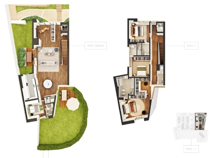 Apartamento T4 para Venda em Aldoar, Foz do Douro e Nevogilde Planta 1